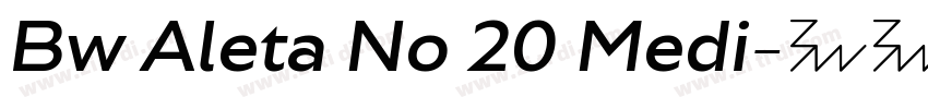 Bw Aleta No 20 Medi字体转换